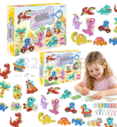 Haft diamentowy naklejki dinozaury