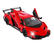 Remote-controlled sport car red