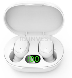 Earphone bluetooth E6s white