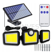 Solar sensor wall light 3in1 LS6 + pilot and cable solar panel