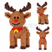 Reindeer blocks 12x21cm
