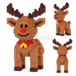 Reindeer blocks 12x21cm
