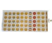 Emoji stickers 12 cards set