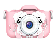 Digital Camera for children pink x5 dog