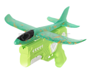 Styrofoam airplane gun green