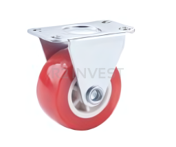 Furniture wheel 1,5" red