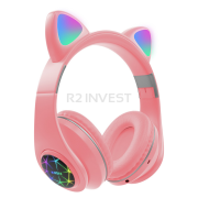 M2 headset with ears pink