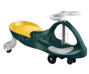 Baby swing car green