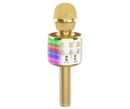 Mikrofon WS858L złoty podświetlany