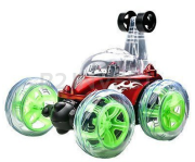 Remote-controlled stunt car red