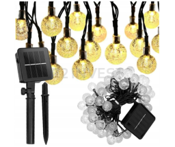 Solar bulb string light 7m 40pcs bulbs