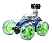 Remote-controlled stunt car blue