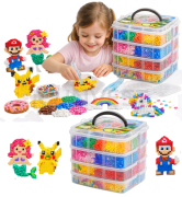 Zestaw koralików do prasowania 6800szt