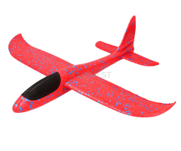 Samolot styropianowy 48cm czerwony