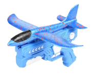 Styrofoam airplane gun blue