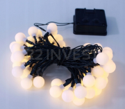 Solar bulb string light 7m 50pcs LED balls