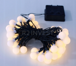 Solar bulb string light 7m 50pcs LED balls