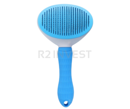 Pet hair brush blue