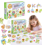 Haft diamentowy naklejki sowa i owady