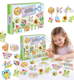 Haft diamentowy naklejki sowa i owady